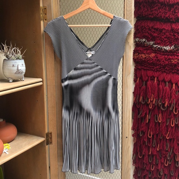 Vivienne Tam Dresses & Skirts - Vintage Vivienne Tam Accordion Pleated Mini Dress